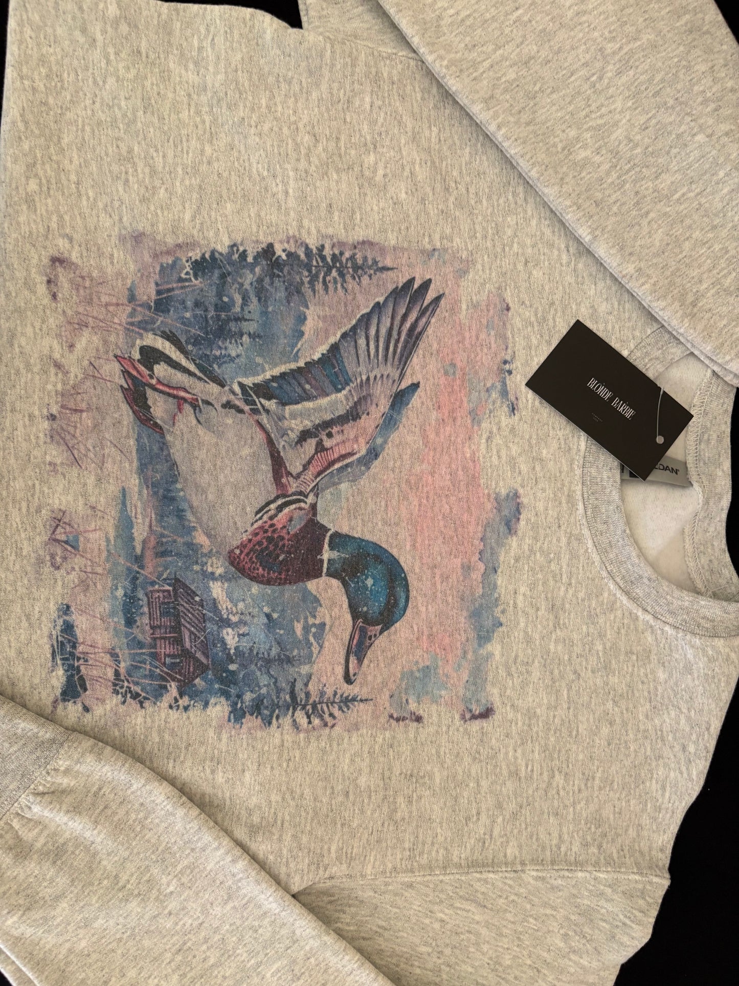 Watercolor Duck Crewneck